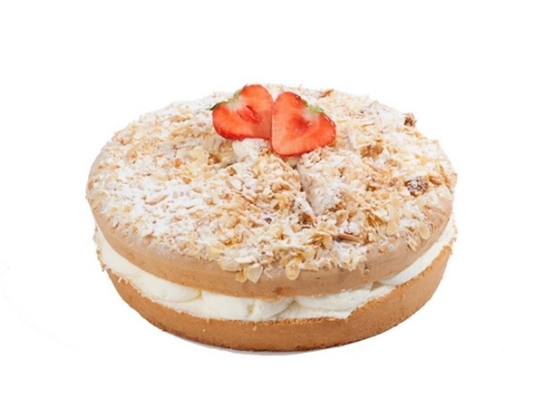 3/4 Bienenstich aardbeien